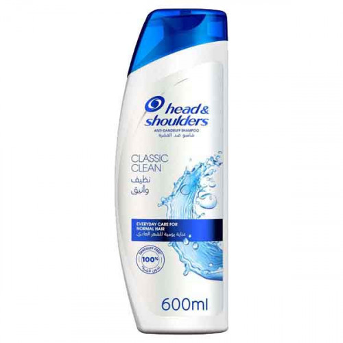 Head & Shoulders Classic Clean Shampoo 600ml