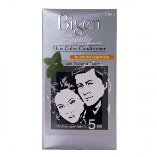 Bigen Speedy Hair Color Conditioner Natural Black 881 80g