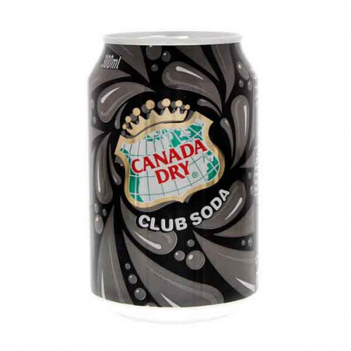 Canada Dry Club Soda Can 300ml